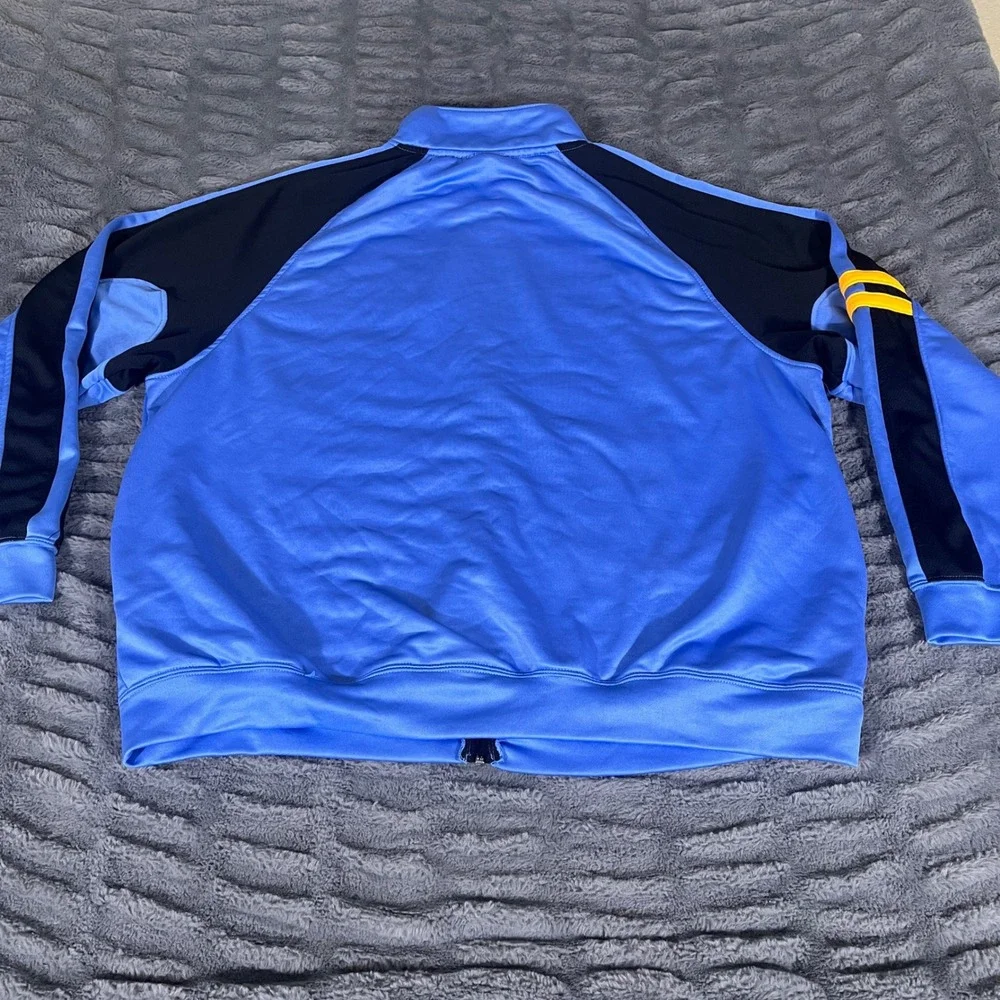 NBA Denver Nuggets Track Jacket‎ Mens XL Blue Full Zip Embroidered Logo AQ078